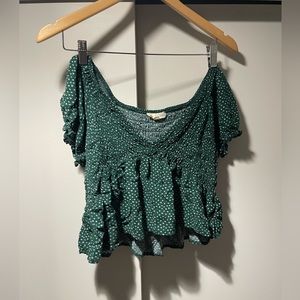 Women’s Dark Green Blouse